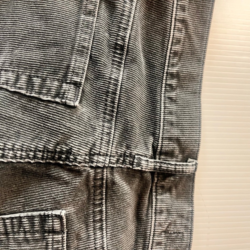 Gap 1969 Always Skinny Corduroy Pants Charcoal Gray Size 29r Womens - Picture 5 of 8